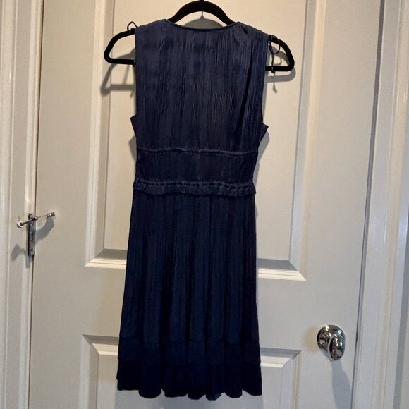 ULLA JOHNSON NWT Giselle navy mini dress Sz 0 - Picture 4 of 9